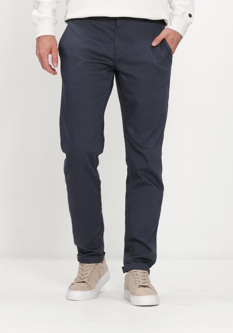 Donkerblauwe CAST IRON Broeken/jumpsuits CYLAS TAPERED CHINO MEGDA POWER - large