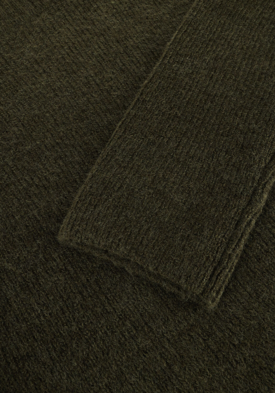 SELECTED WOMEN Robe midi SLFMALINE LS KNIT DRESS HIGH NECK en vert - large