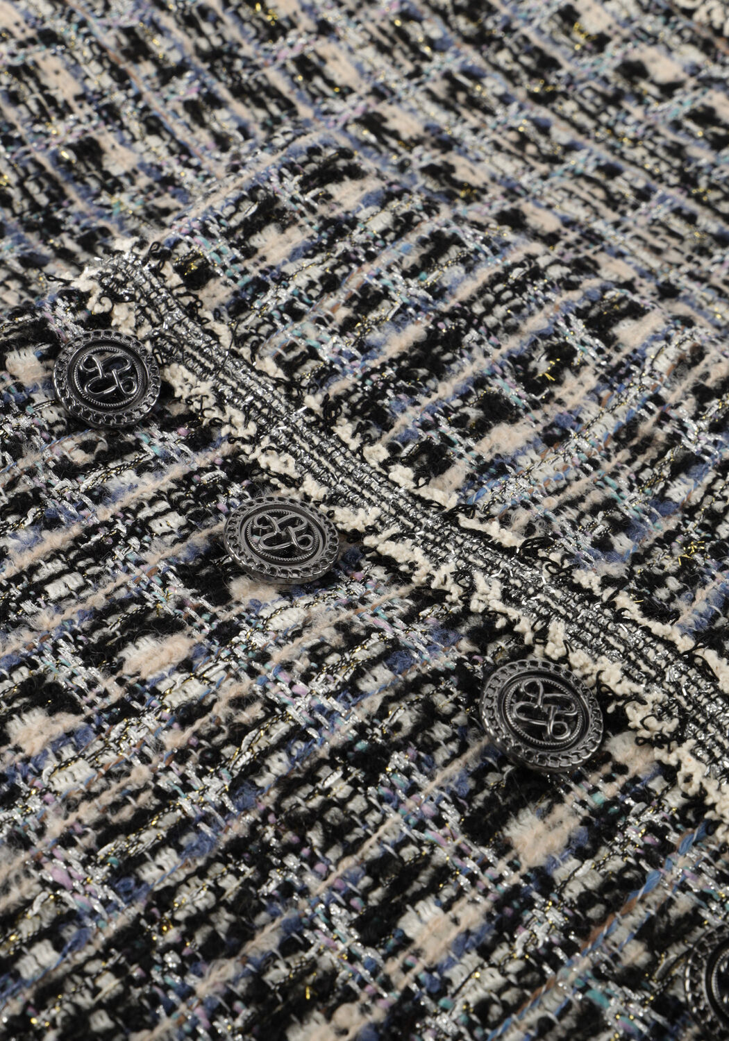 BRUUNS BAZAAR Mini-jupe TRILLIUM MAEDA SKIRT Bleu fonc&eacute; - large