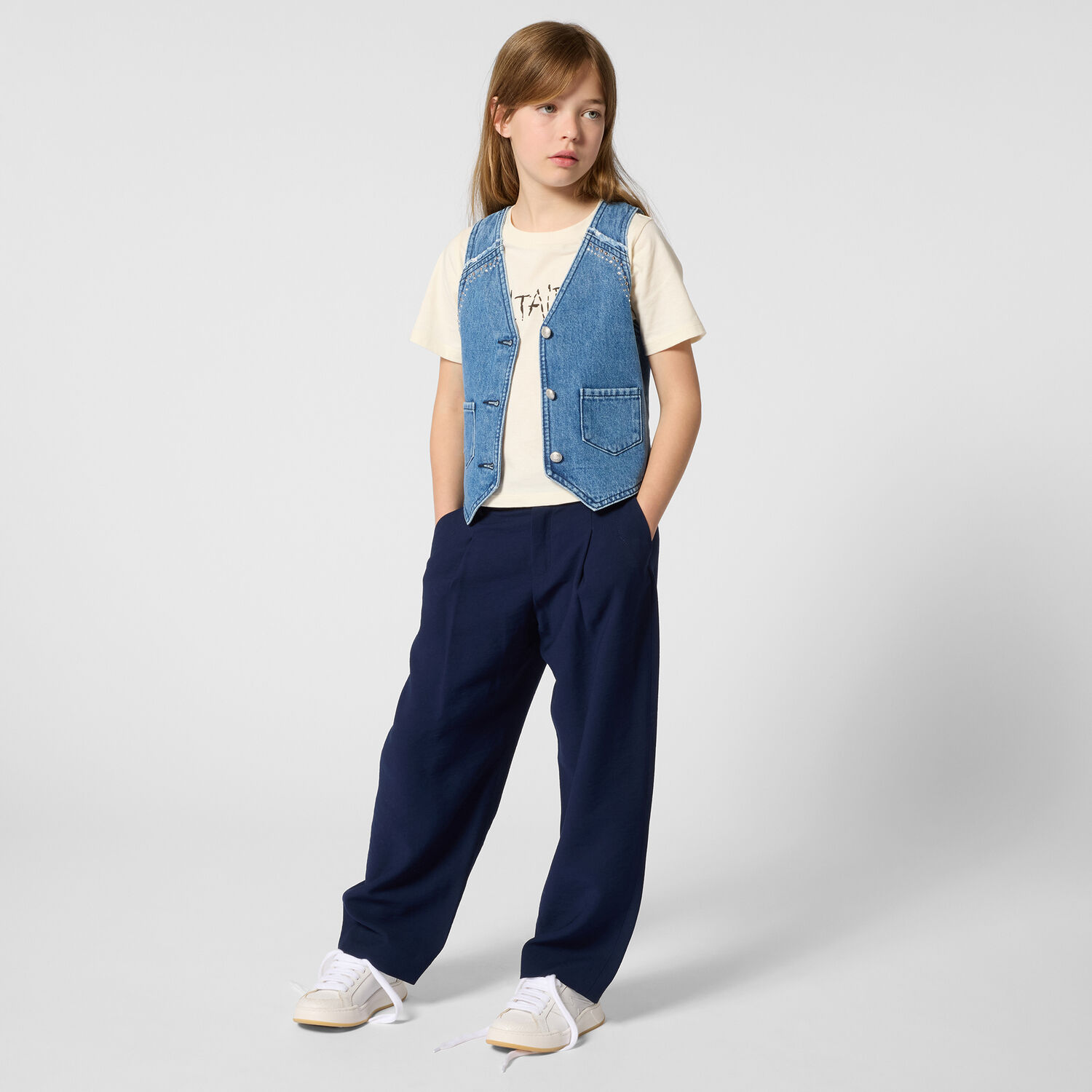 Ecru ZADIG & VOLTAIRE T-shirt X60531 - large