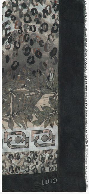 LIU JO Foulard FLOWER FOULARD en noir  - large