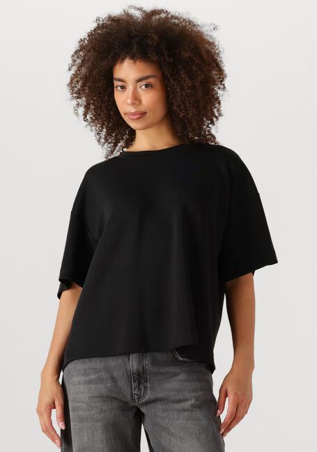 MY ESSENTIAL WARDROBE T-shirt HELLEMW EMB BOXY TEE en noir - large