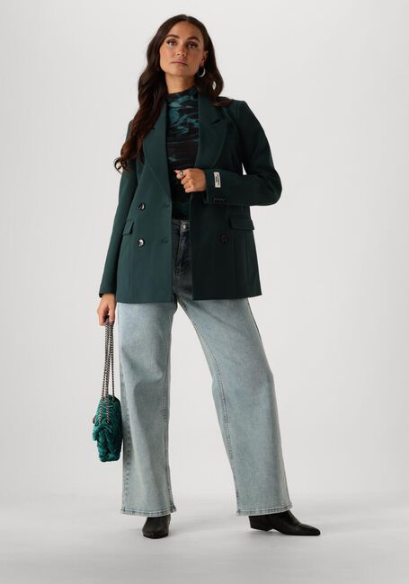 COLOURFUL REBEL Blazer RIKKI UNI DOUBLE BREASTED BLAZER en vert - large