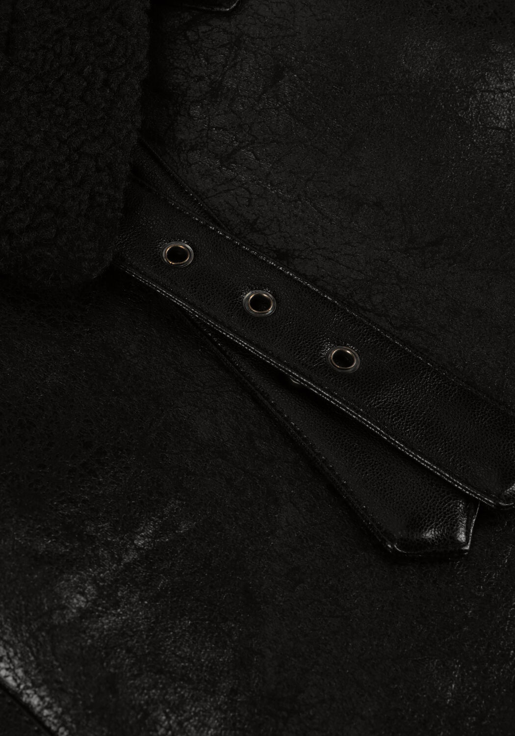 NEO NOIR Manteau Teddy SADIE TEDDY JACKET en noir - large