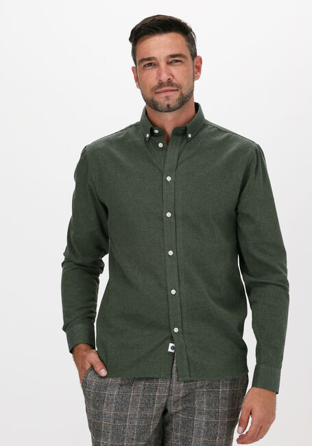 ANERKJENDT Chemise décontracté AKKNORAD MELANGE SHIRT Vert foncé - large