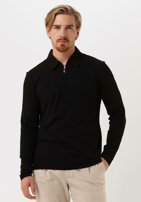TIGER OF SWEDEN Polo LARON LS en noir - large