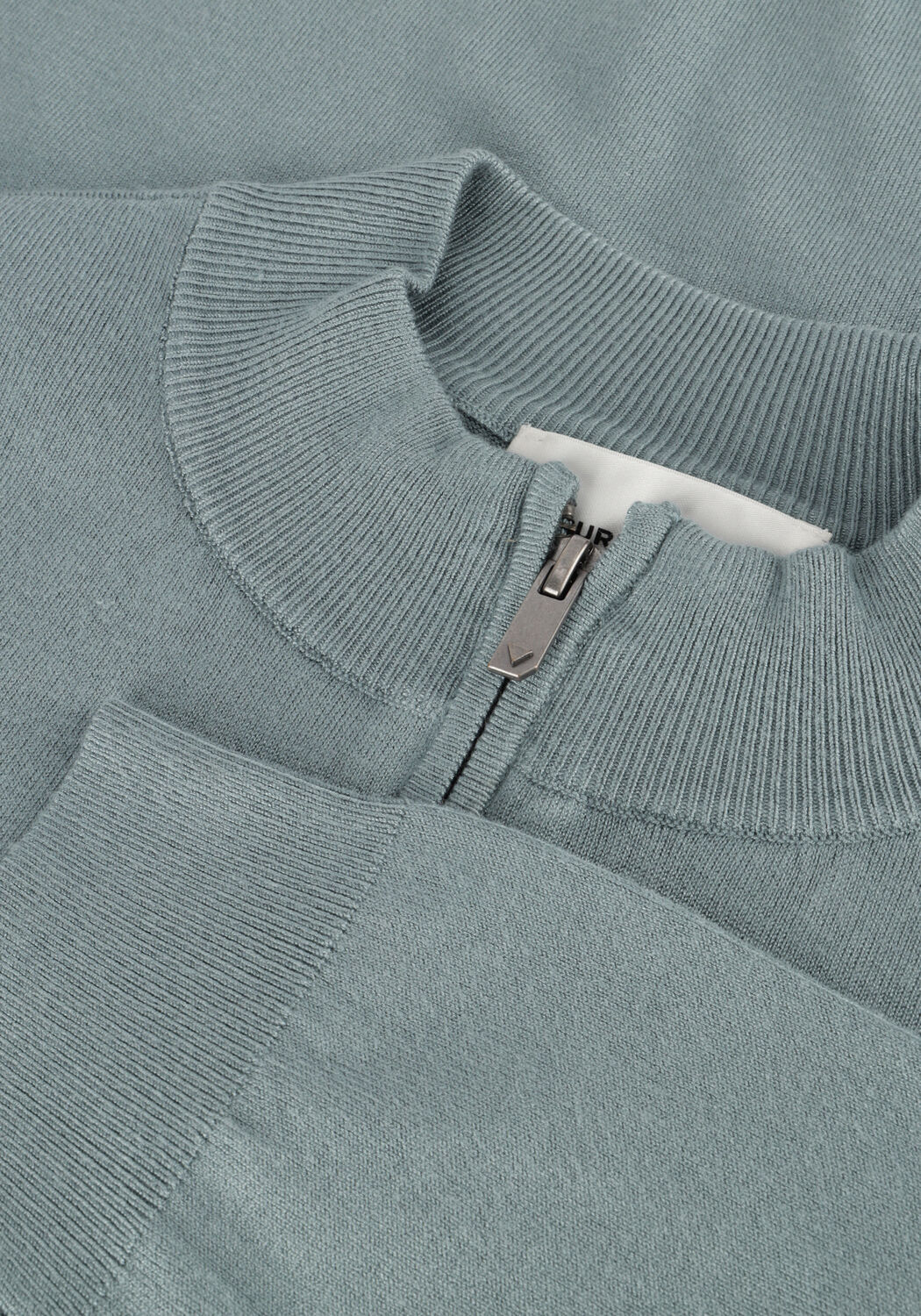 Blauwe PURE PATH Trui REGULAR FIT KNITWEAR HALFZIP803 - large