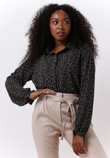 Zwarte MODSTRÖM  ALEXANDER PRINT SHIRT - large