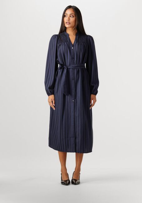 Donkerblauwe CO'COUTURE Midi jurk LULU DRESS - large