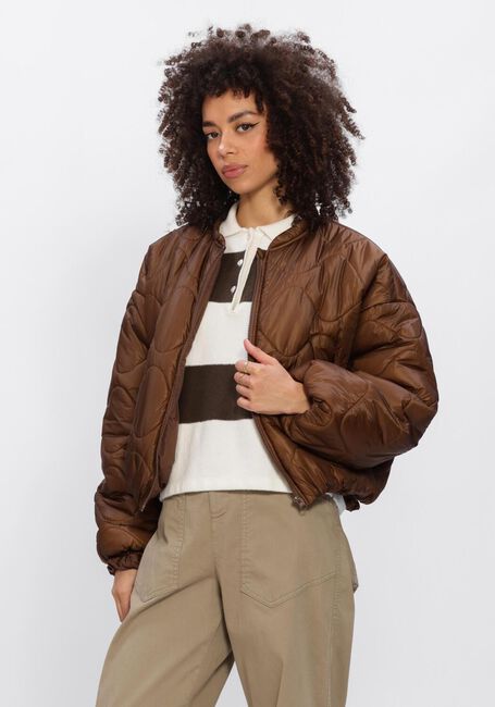 PENN & INK Veste matelass&eacute; W26C387 en marron - large