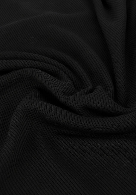 Zwarte TOMMY JEANS T-shirt TJW RIB MOCK NECK LONGSLEEVE - large