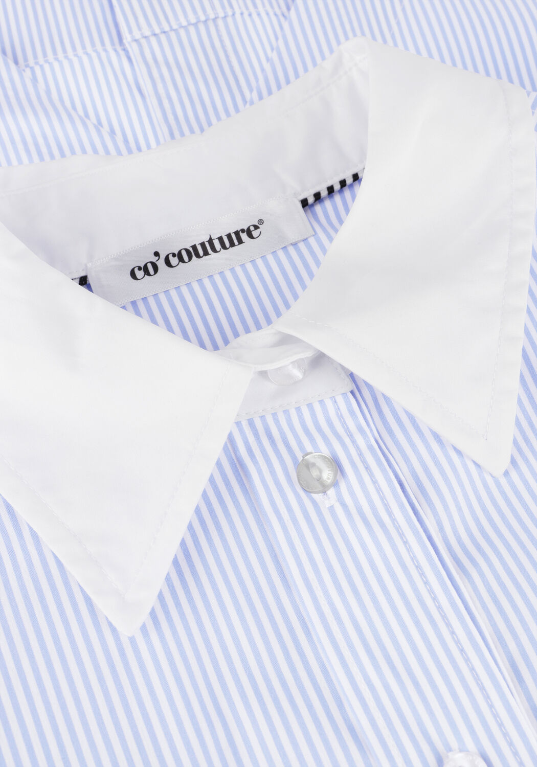 Blauwe CO'COUTURE  GIA CROP SHIRT - large