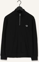 Zwarte FRED PERRY Sweater HALF ZIP SWEATSHIRT Zwarte FRED PERRY Sweater HALF ZIP SWEATSHIRT - medium