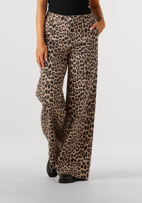 CATWALK JUNKIE Bootcut jeans TAILORED LEOPARD JEANS en marron - large