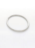 Zilveren NOTRE-V Armband GLADDE BANGLE - medium