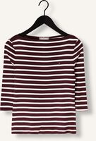 Bordeaux TOMMY HILFIGER Top SLIM CODY BOAT-NK3/4LV Bordeaux TOMMY HILFIGER Top SLIM CODY BOAT-NK3/4LV - medium