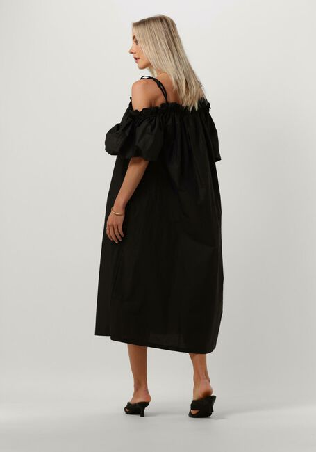 Zwarte OBJECT Midi jurk OBJCARLA S/S DRESS 127 - large