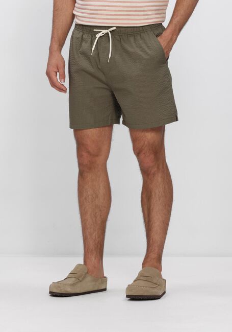 SELECTED MEN SLHCOOPER-SEERSUCKER  SWIMSHORTS Shorts de bain en vert - large