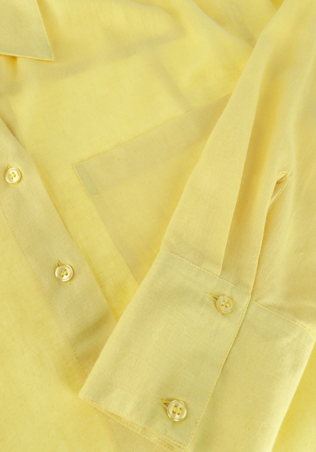 ALIX THE LABEL LADIES WOVEN LINEN LYOCELL BLOUSE Blouses en jaune - large