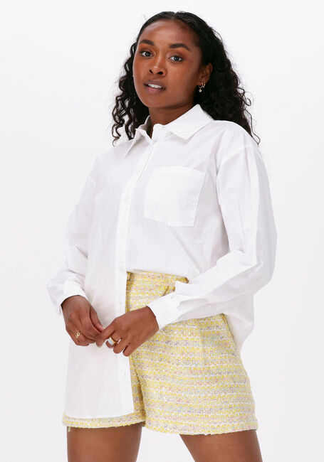 Witte NA-KD  OVERSIZED BASIC SHIRT - large