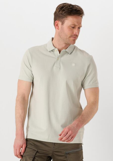 G-STAR RAW Polo DUNDA SLIM POLO S\S en beige - large