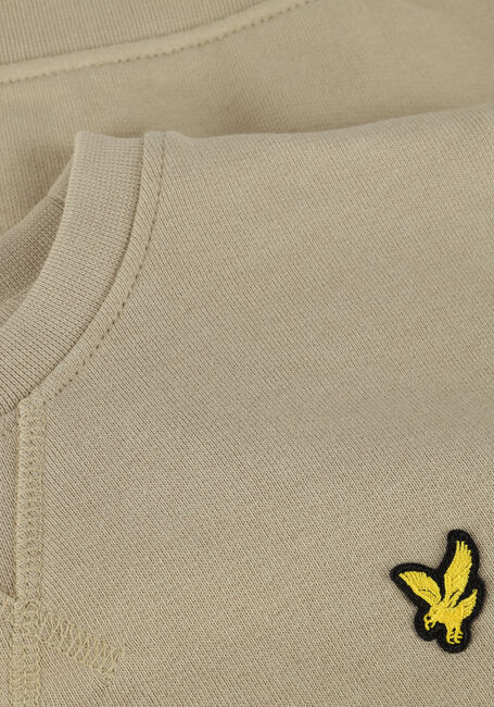 Beige LYLE & SCOTT Trui CREW NECK SWEATSHIRT BOYS - large