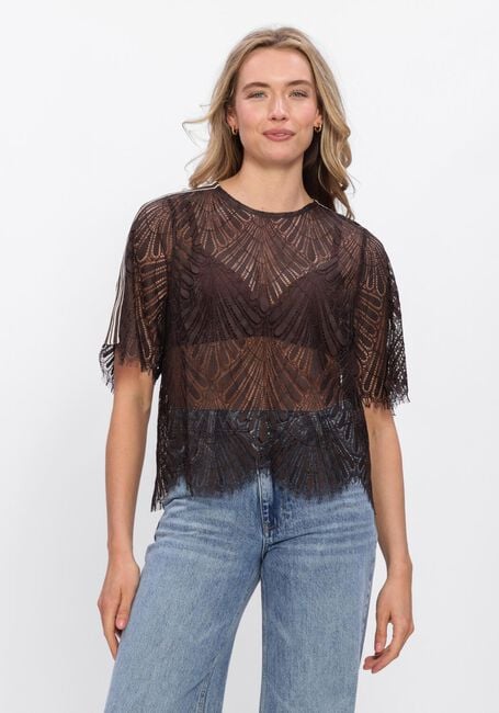 CO'COUTURE LETICC LACE BLOUSE Blouses en marron - large