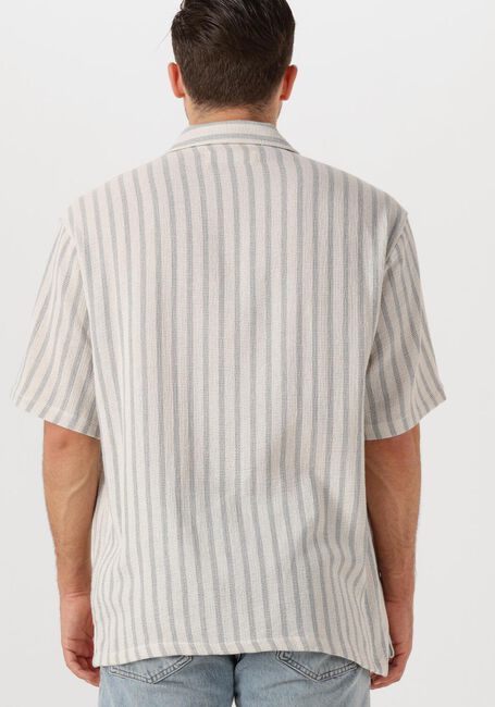 Grijze WOODBIRD Casual overhemd WBBANKS WEEVE SHIRT - large