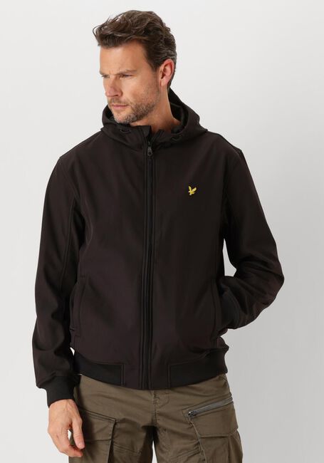LYLE & SCOTT Jack MESH BACK SOFTSHELL JACKET en noir - large