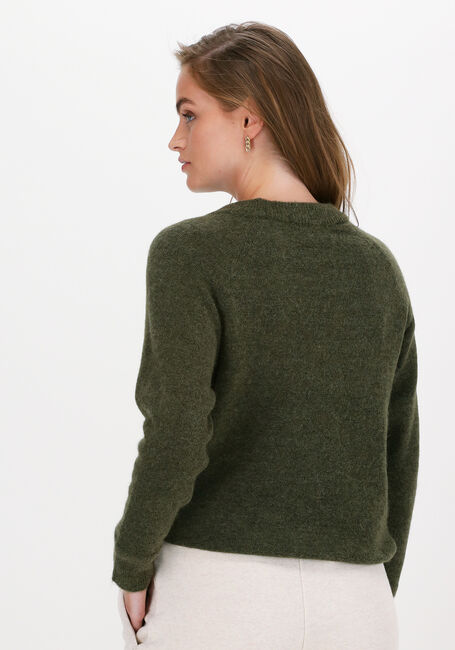 SELECTED FEMME Pull LULU LS KNIT O-NECK B en vert - large