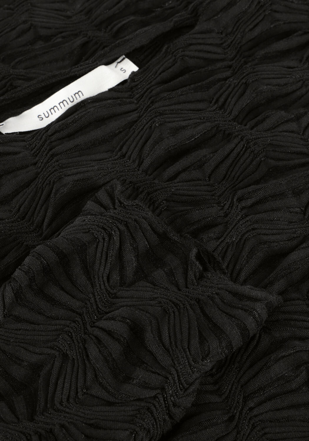 SUMMUM TOP SPIDER MESH Hauts & T-shirts en noir - large