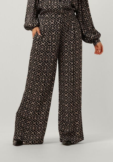 Zwarte BY-BAR Wijde broek MARA FLASH PANT - large