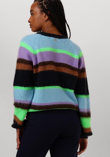 POM AMSTERDAM Pull PULLOVER - BRUSHED STRIPES en multicolore - large