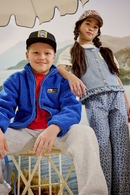 Z8 Manteau Teddy KENAN en bleu - large