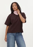OBJECT Haut OBJANDREA RE 2/4 T-SHIRT NOOS en marron