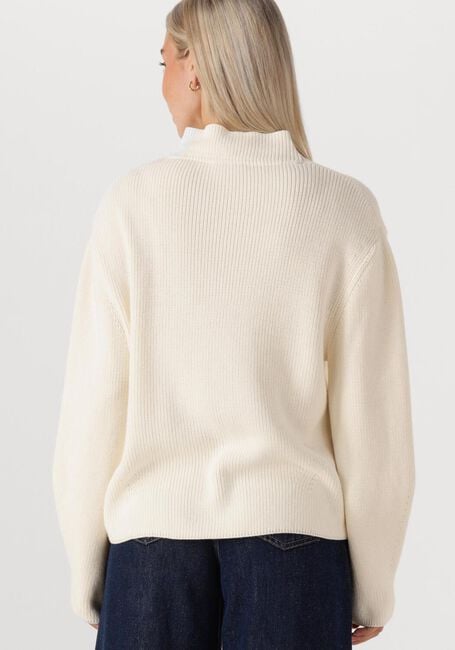 TOMMY JEANS Chandail TJW MOCKNECK BADGE SWEATER Blanc - large