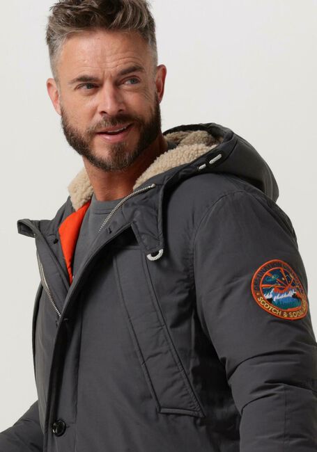 SCOTCH & SODA Parkas HEAVY WEIGHT PADDED PARKA en bleu - large