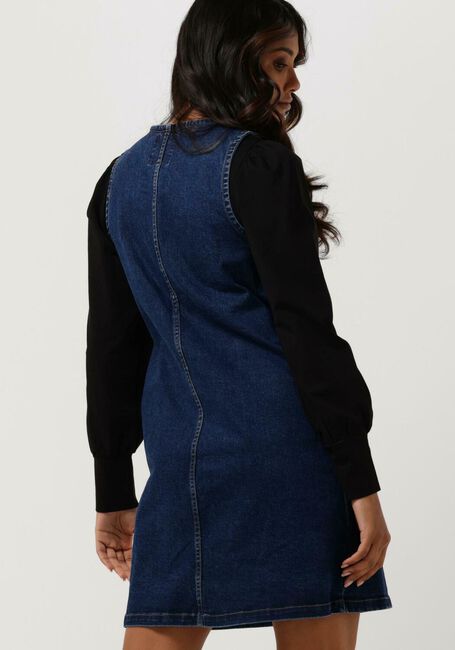 Donkerblauwe OBJECT Mini jurk VEGA DENIM DRESS - large