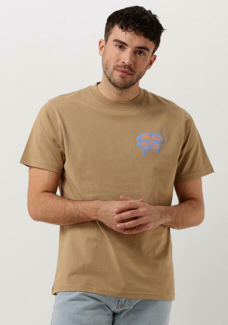 Camel WOODBIRD T-shirt KALEB OASE TEE - large