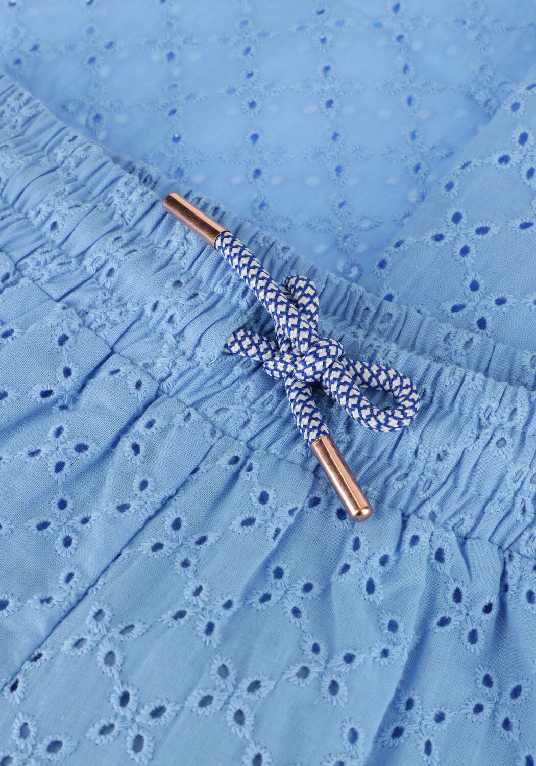 Lichtblauwe NONO Broeken/jumpsuits SUNET PALAZZO PANTS - large