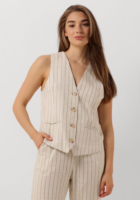 AIMEE THE LABEL Gilet CARIEN en beige - large
