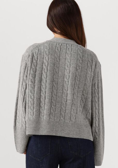 SECOND FEMALE Gilet ALPHINE KNIT CARDIGAN Gris clair - large