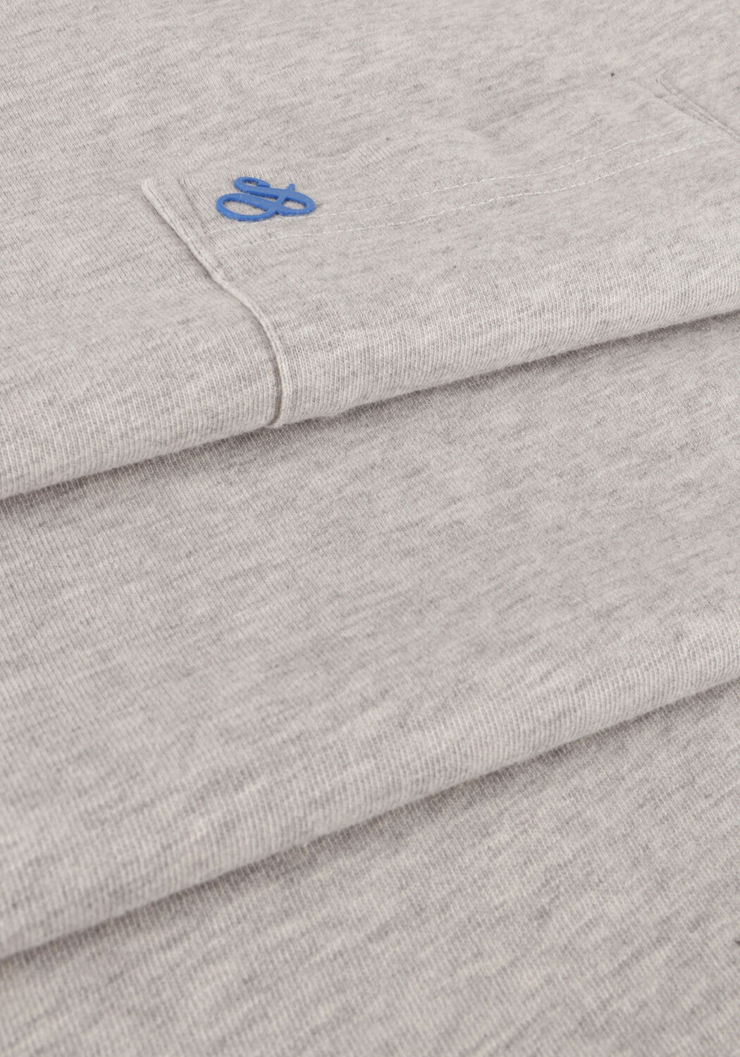 Grijze SCOTCH & SODA T-shirt CREWNECK POCKET TEE - large