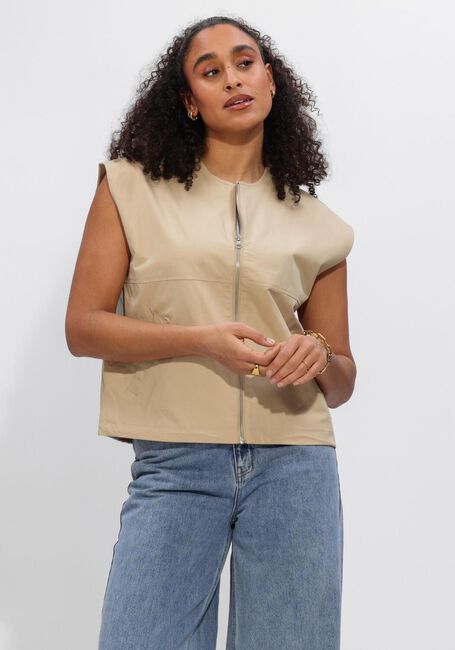 MOVES Gilet EVET VEST 4627 en beige - large
