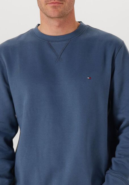 Blauwe TOMMY HILFIGER Sweater ESS SEASONAL FLEECE CREWNECK - large