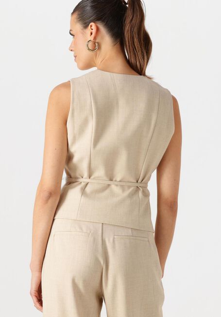 NEO NOIR Gilet SAMARA MELANGE WAISTCOAT en beige - large