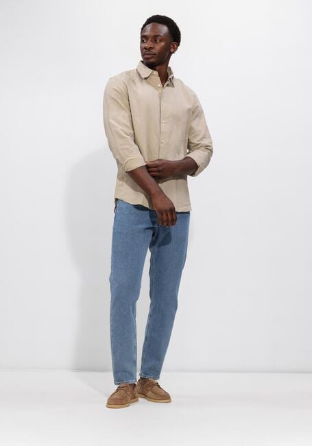 SELECTED MEN Chemise d&eacute;contract&eacute; SLHREGCLAY LINENBLEND LS SHIRT CLA NOOS Sable - large