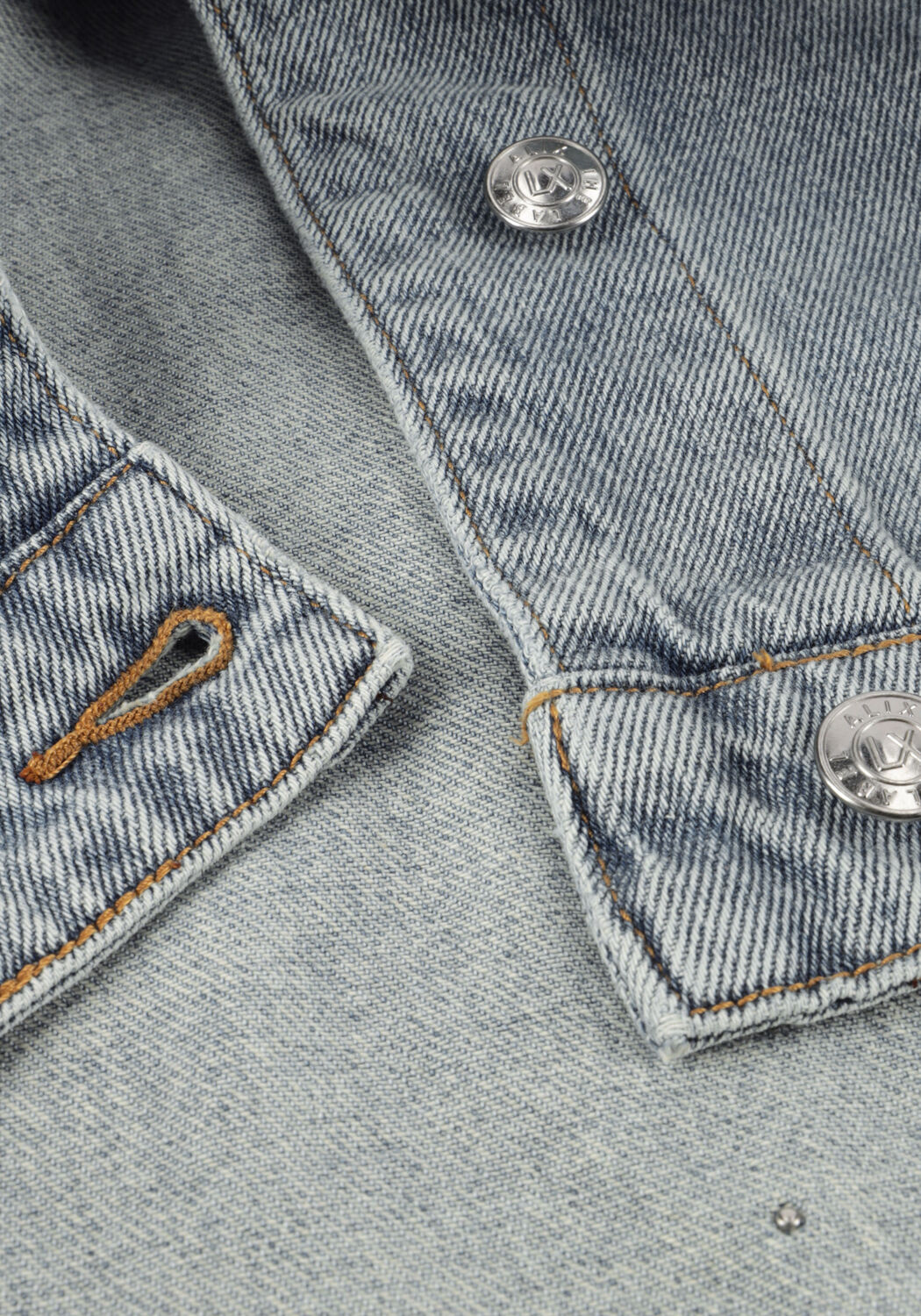 ALIX THE LABEL Veste en jean LADIES WOVEN EMBELLISHED DENIM JACKET en bleu - large