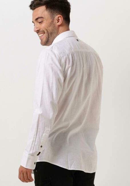 PME LEGEND Chemise décontracté LONG SLEEVE SHIRT CTN/LINEN Écru - large