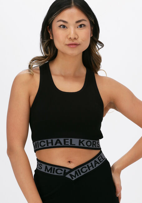 MICHAEL KORS Haut ECO MK BRA TRUE CROP TP en noir - large